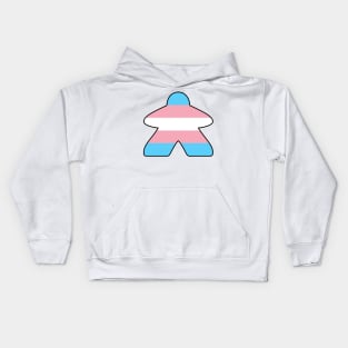 Trans Meeple Kids Hoodie